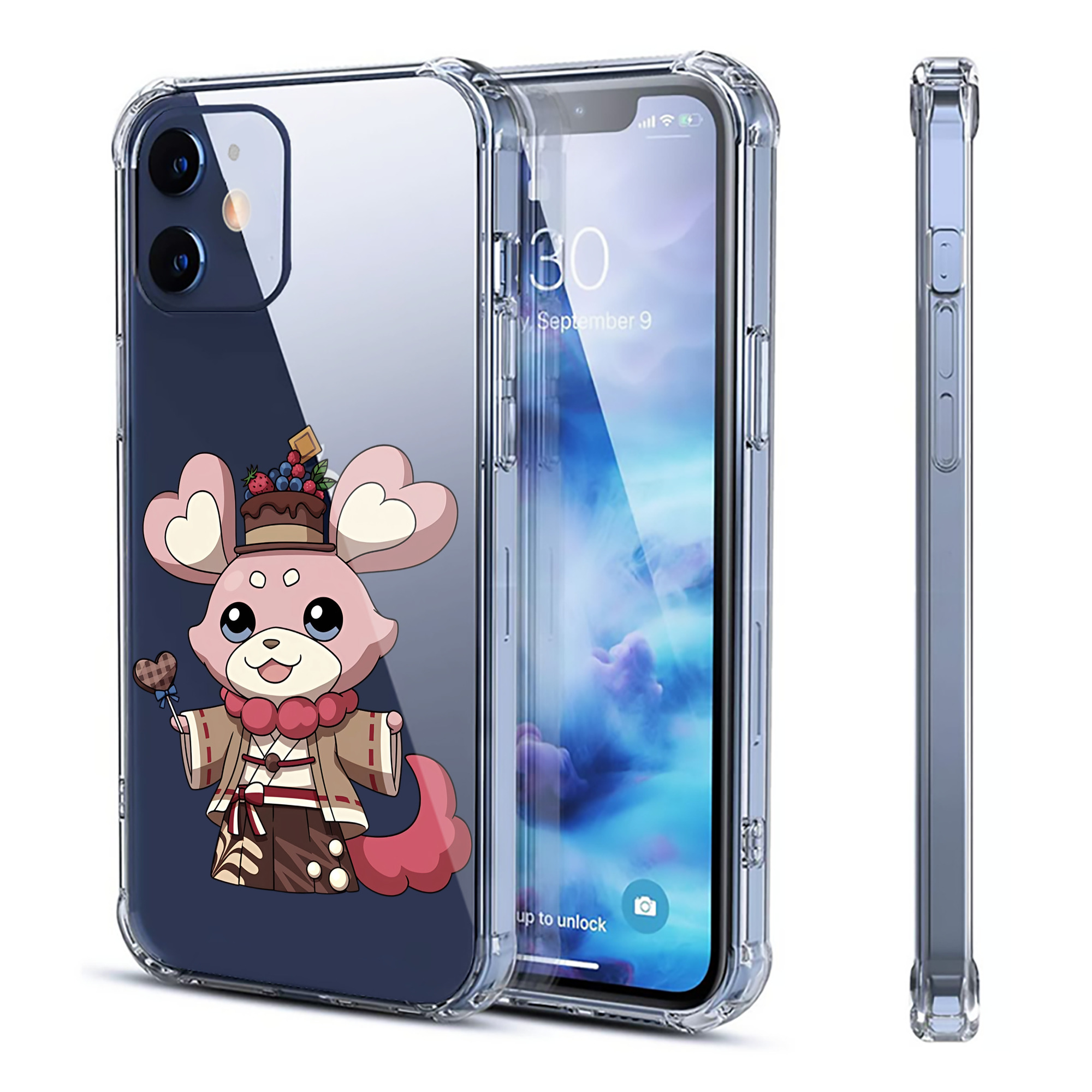 （画像用） 妖怪ウォッチ Yo-kai Watch 【iPhone 12シリーズ対応】透明スマホケース（クリアソフトケース）